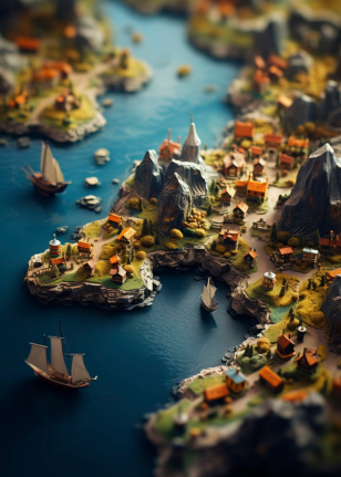 Wooden World Map
